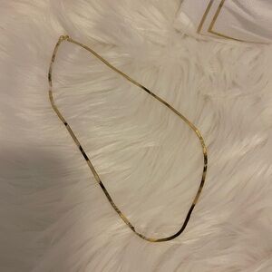 BRAND NEW- 2.3mm Herringbone Necklace Italy in Solid 10K Gold - 18” long